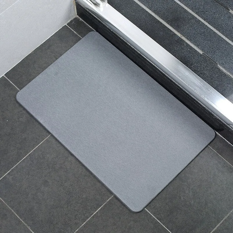 Diatom Mud Absorbent Non-slip Quick-drying Foot Pad Bathroom Floor Mat