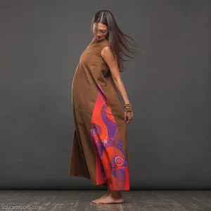Dress "Atlantis" model "SWF" Side wedge Fire