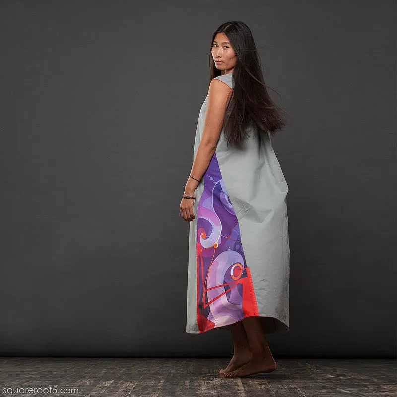 Dress "Atlantis" model "SWS" Side wedge Snow