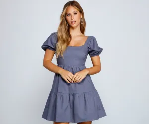 Effortless And Pretty Charming A-Line Mini Dress