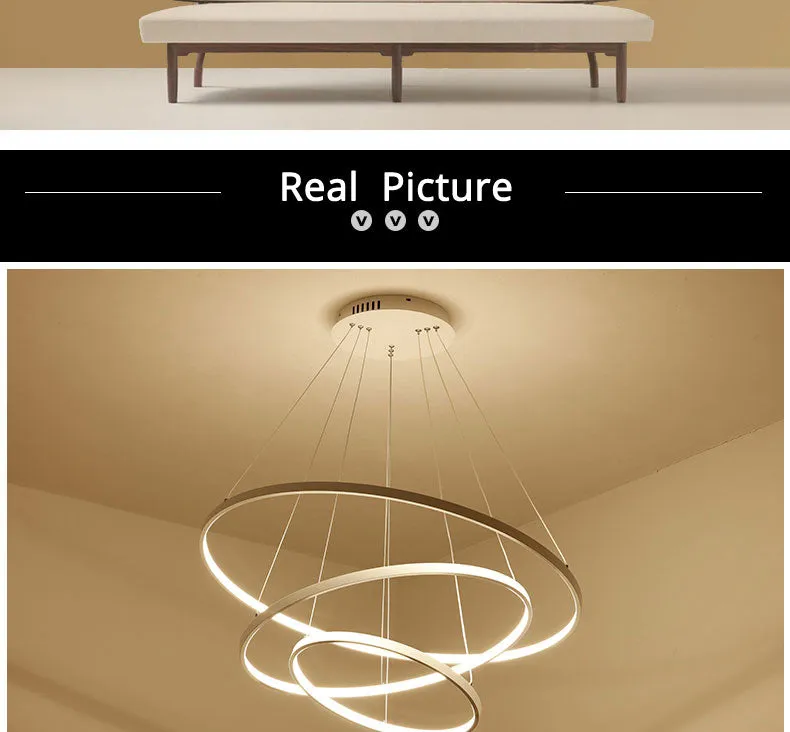 Enlightenment Modern LED Chandelier With Remote Control