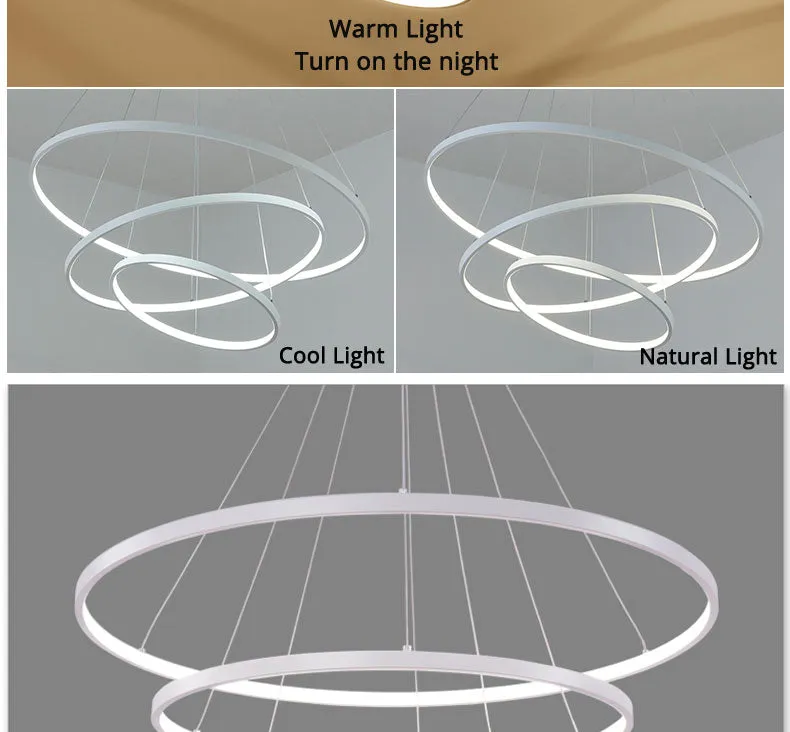 Enlightenment Modern LED Chandelier With Remote Control