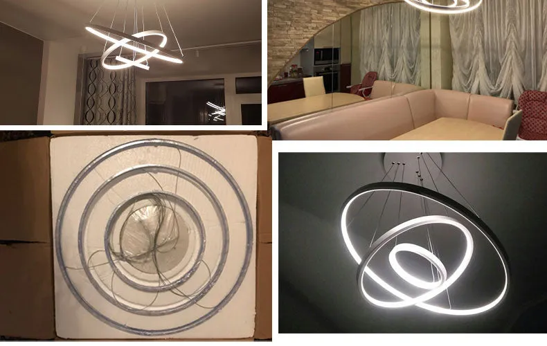 Enlightenment Modern LED Chandelier With Remote Control