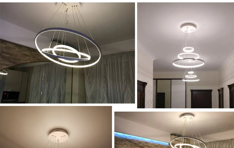 Enlightenment Modern LED Chandelier With Remote Control