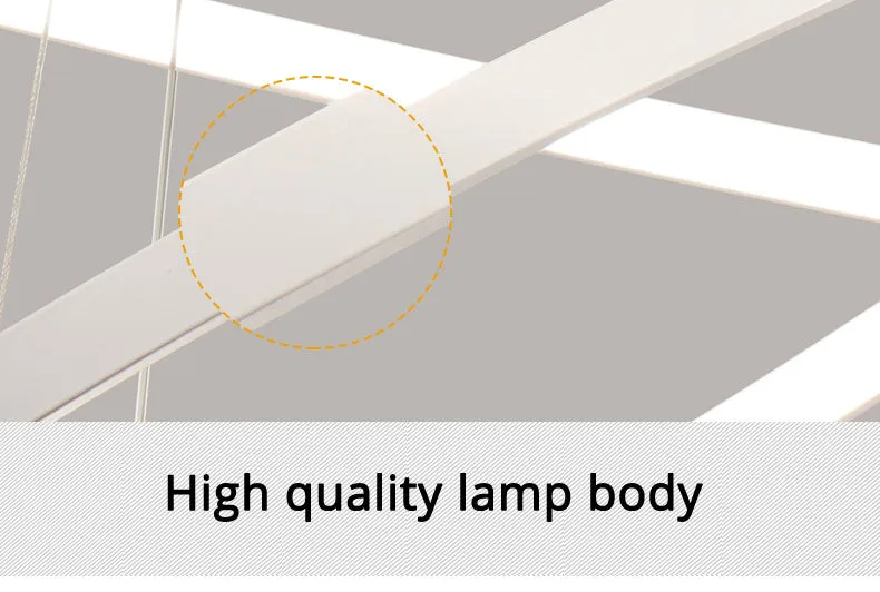 Enlightenment Modern LED Chandelier With Remote Control