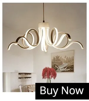 Enlightenment Modern LED Chandelier With Remote Control