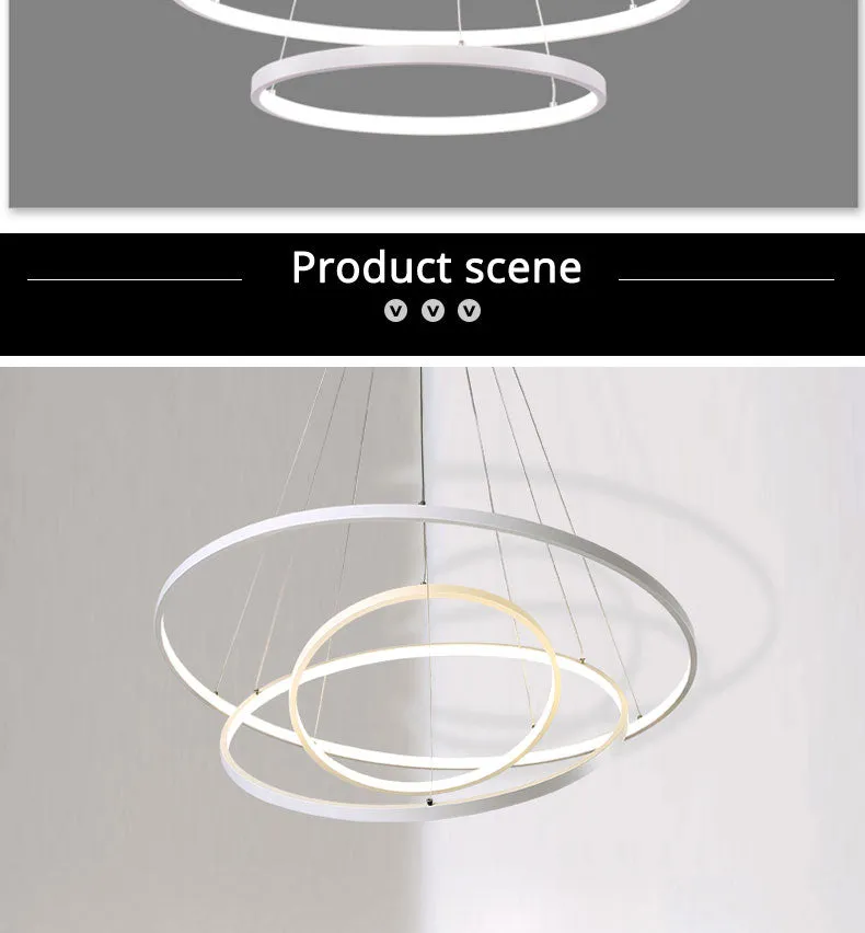 Enlightenment Modern LED Chandelier With Remote Control