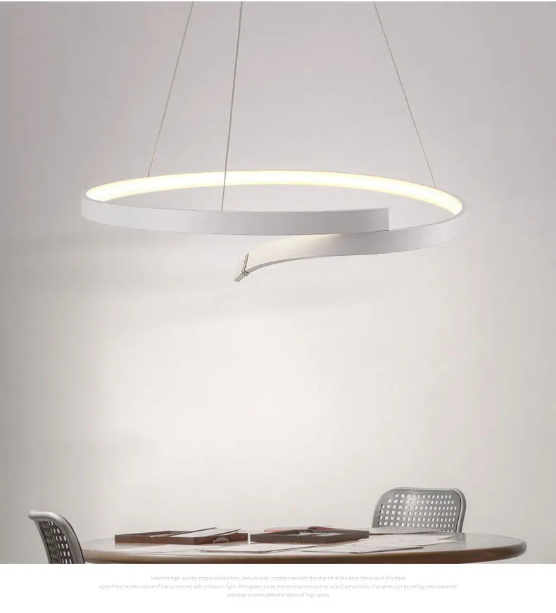 Enlightenment Modern LED Chandelier With Remote Control