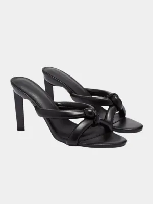 Fatima Knotted Puffy Mule