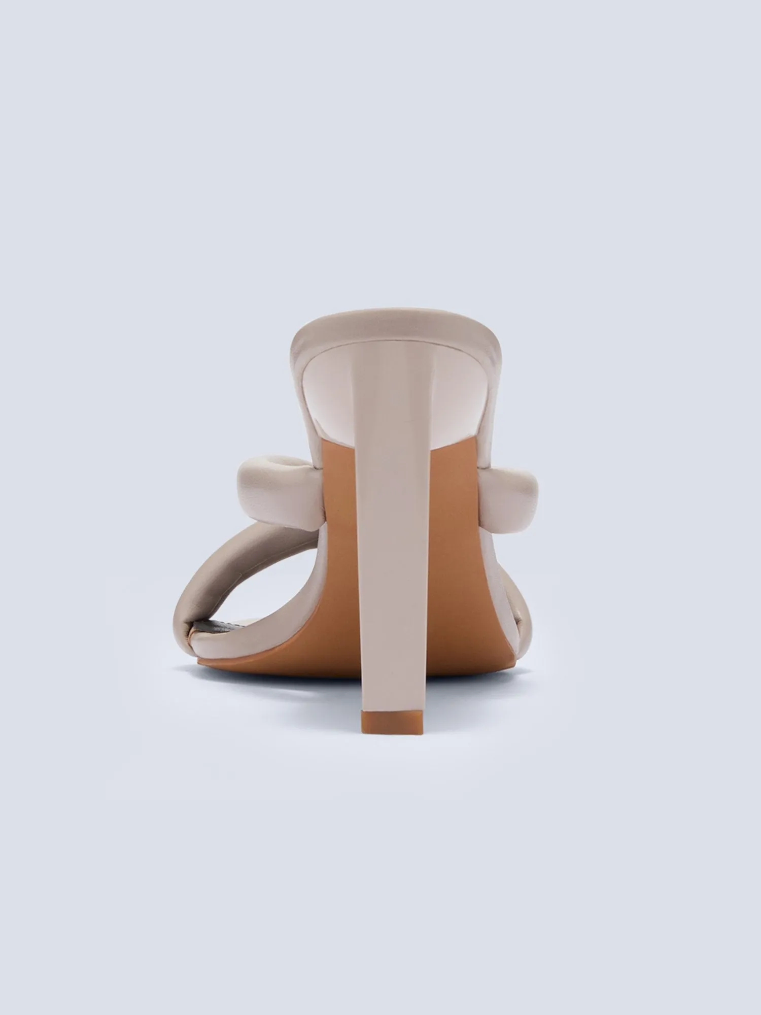 Fatima Knotted Puffy Mule