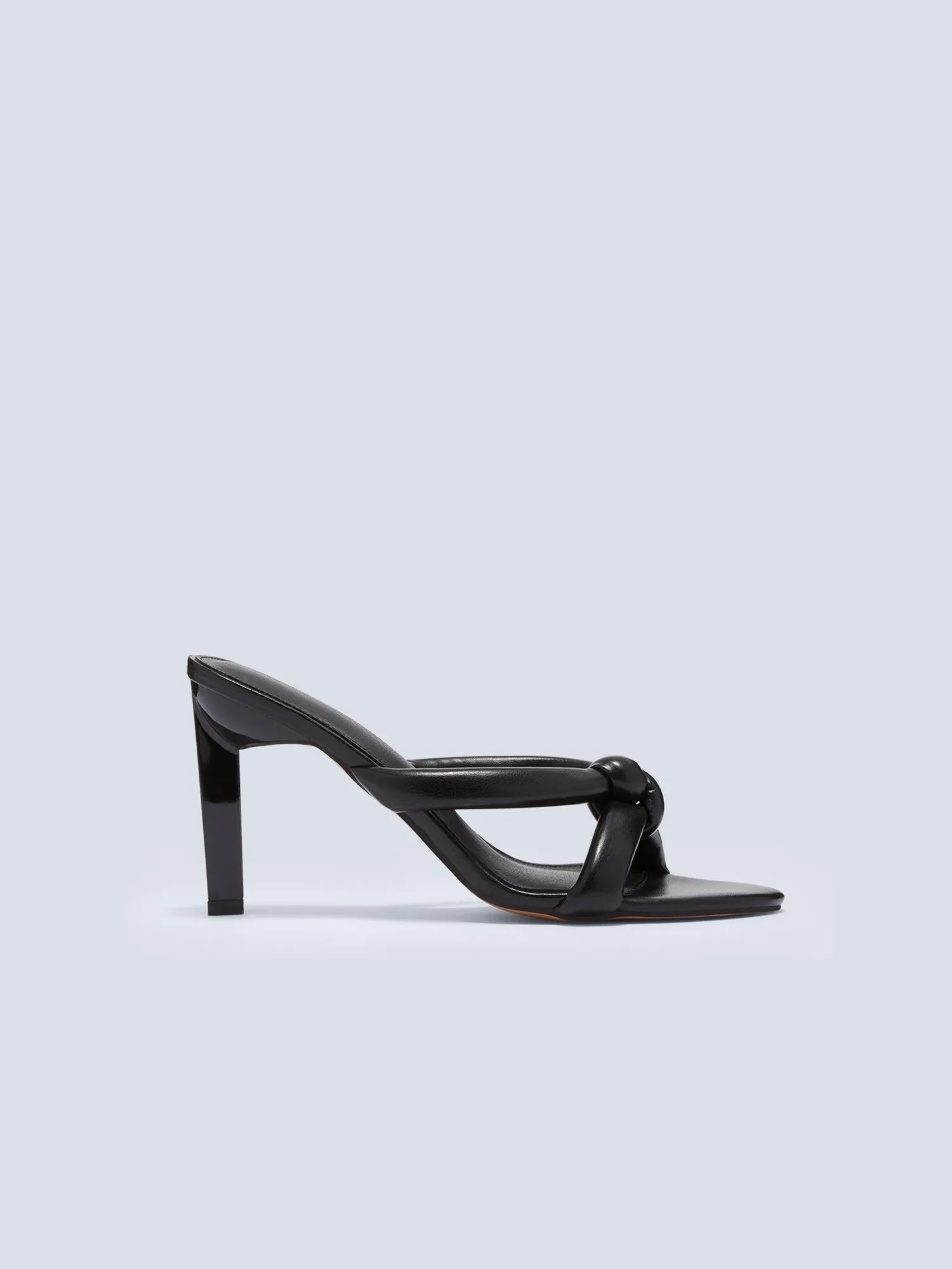 Fatima Knotted Puffy Mule