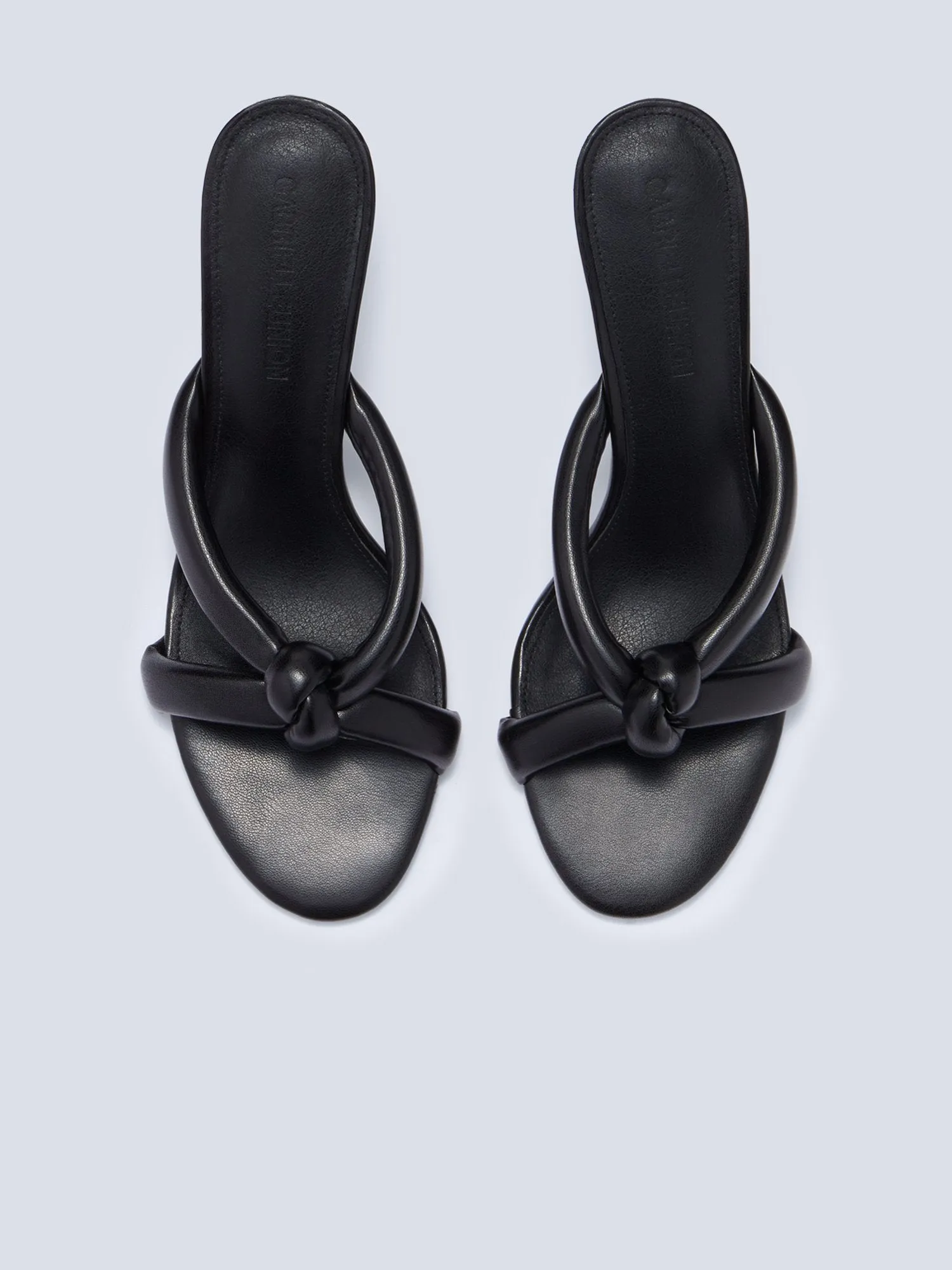 Fatima Knotted Puffy Mule