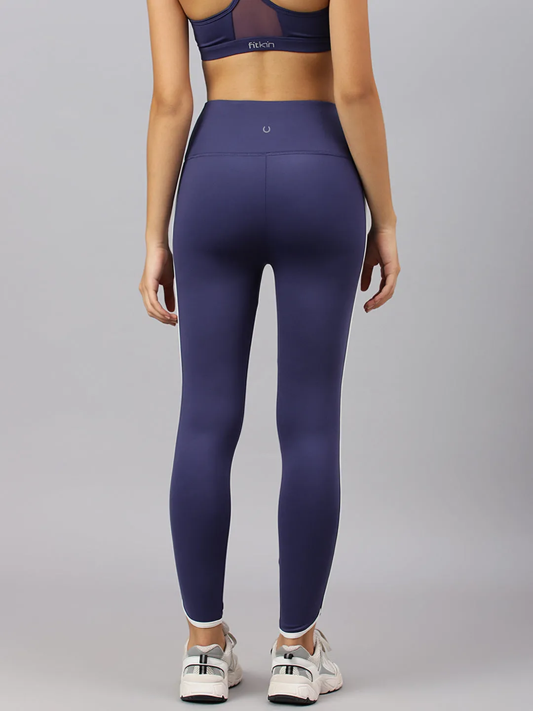 Fitkin Women's Blue Dolphin Tights