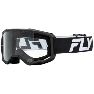 Fly Kids Focus Black/White Clear Goggle