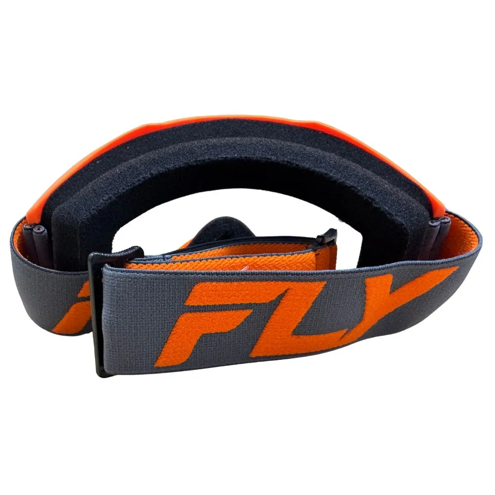 Fly Kids Focus Orange/Charcoal Clear Goggle