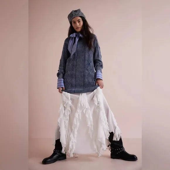 Free People Icing On Top HalfSlip in Purple in size : XS , M