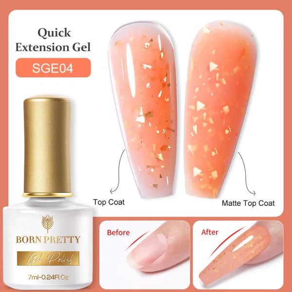 Gold Flakes Quick Building Gel 7ml (6 colours)