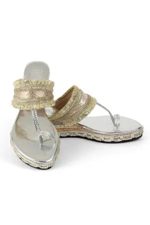 Gota Border Low K Wedge Silver