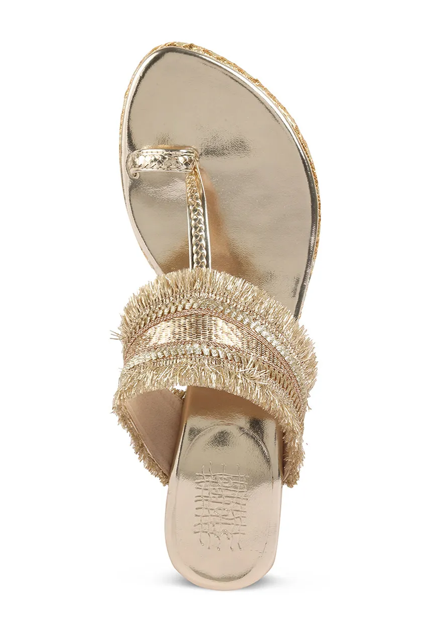 Gota Border Low K Wedge Silver