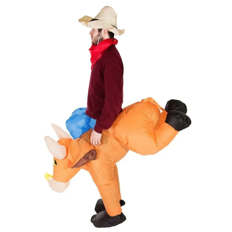 Inflatable Bull Rider Adult Costume