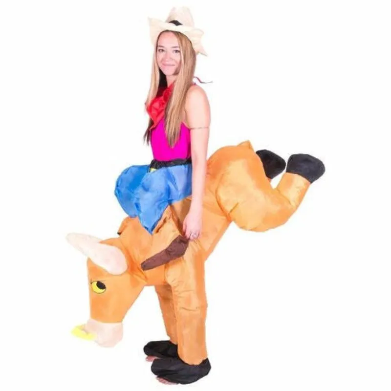 Inflatable Bull Rider Adult Costume