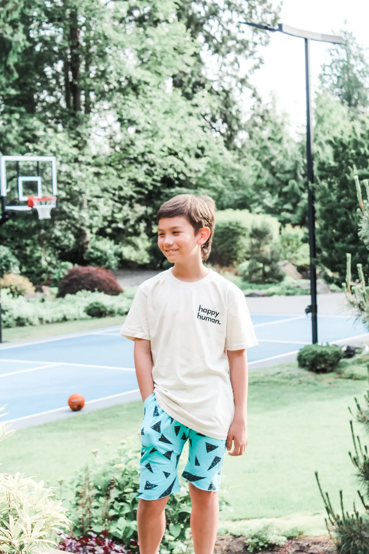 Ivan-Triangle Shorts | Aqua
