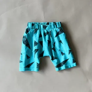 Ivan-Triangle Shorts | Aqua