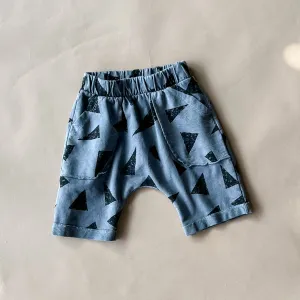Ivan-Triangle Shorts | Steel