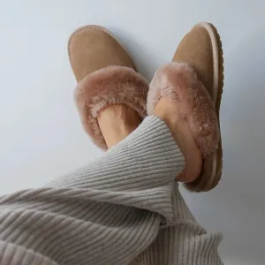Jolie Sheepskin Slipper Camel