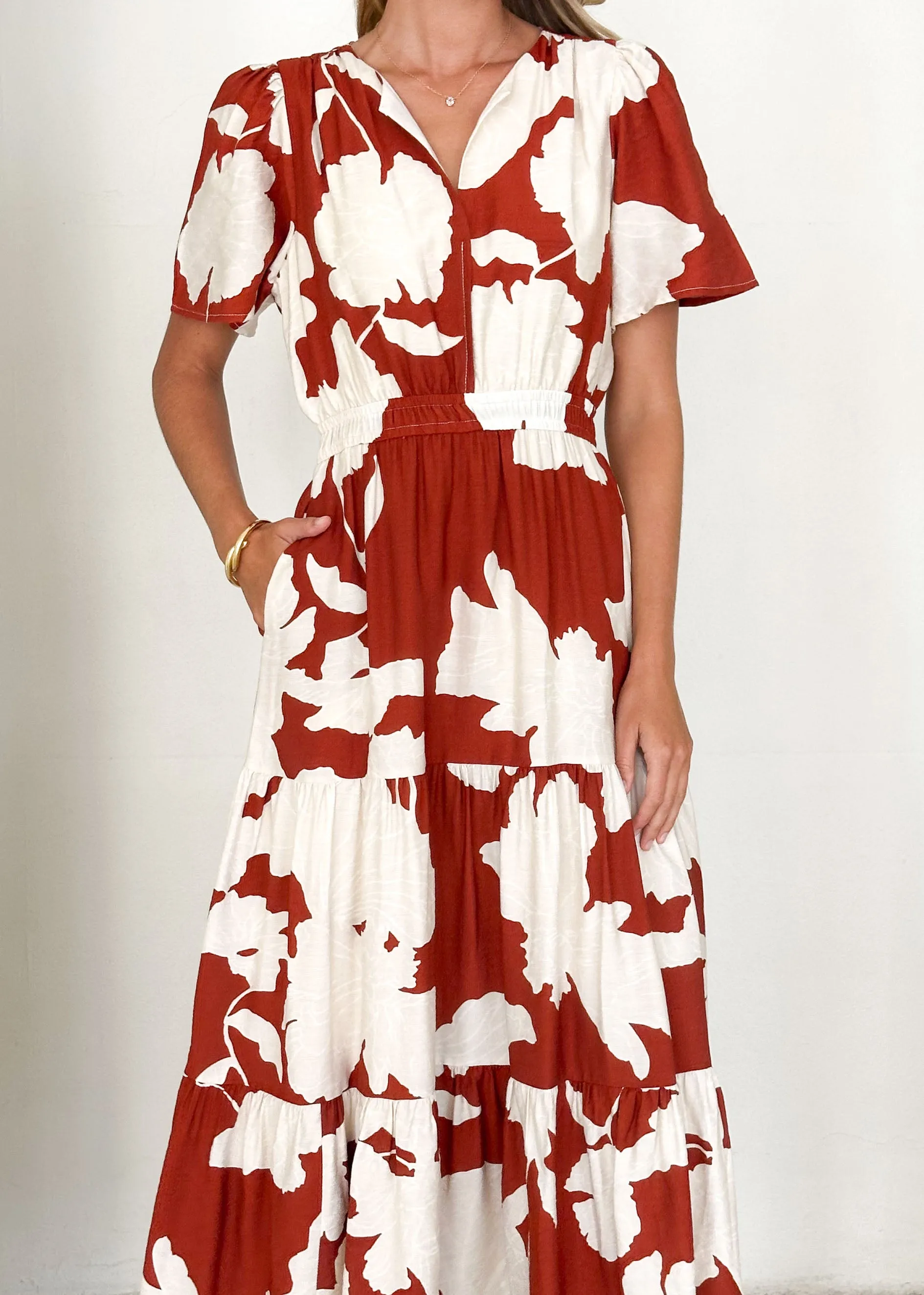 Katherine Maxi Dress - Auburn Floral