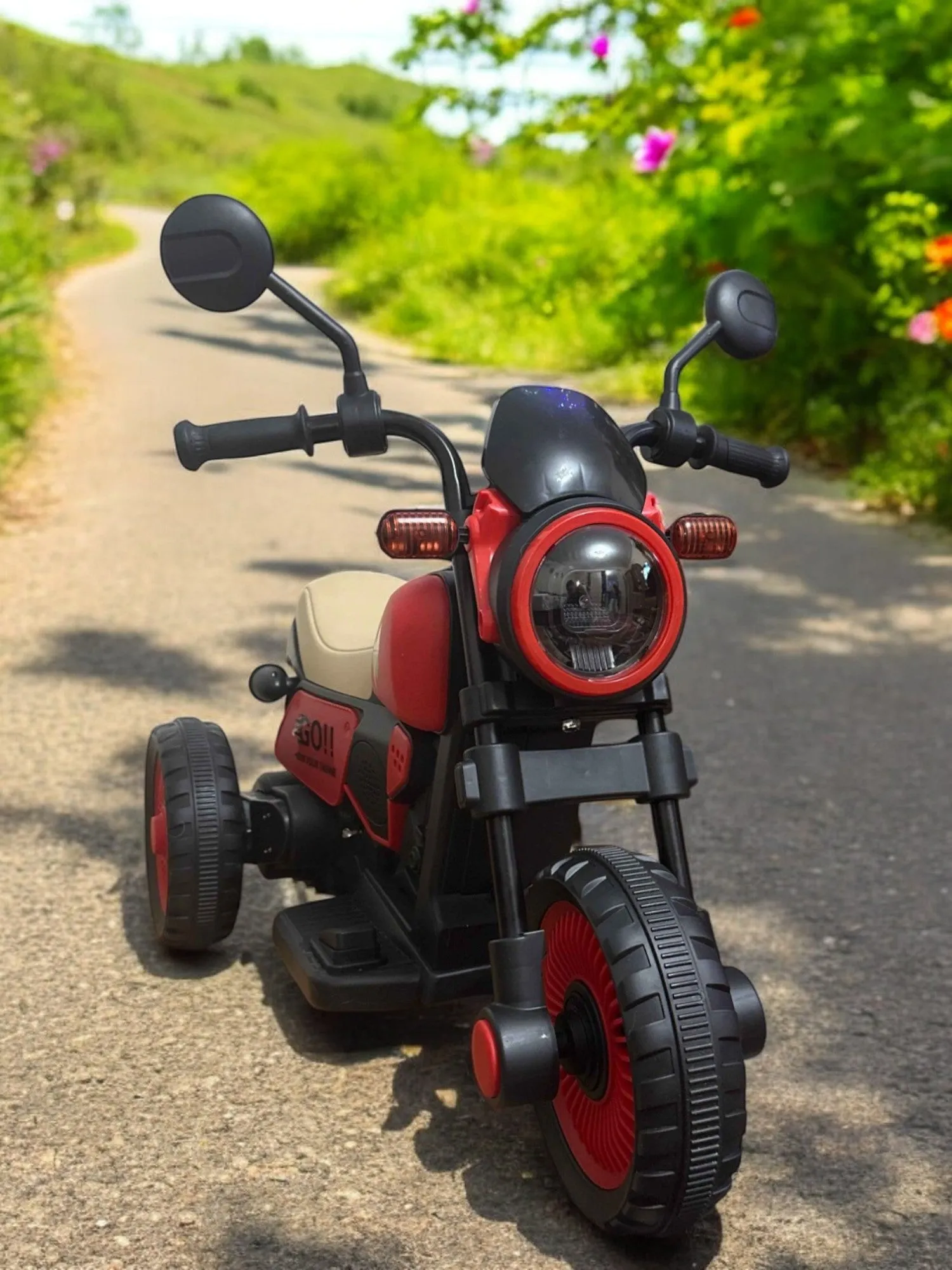Kids Electric Ride-On Motorbike Stylish and Fun with LED Light