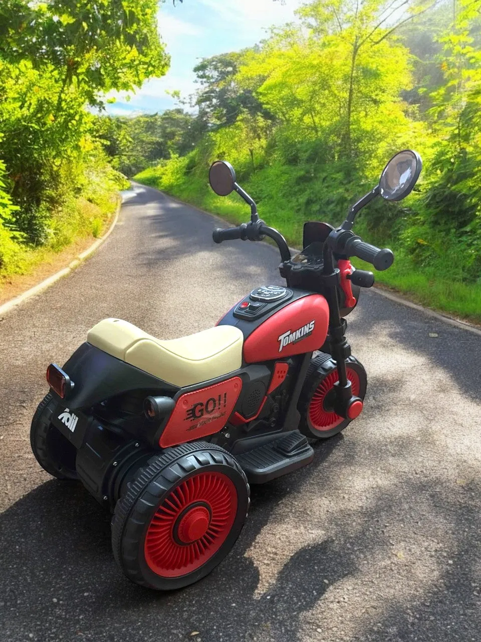 Kids Electric Ride-On Motorbike Stylish and Fun with LED Light