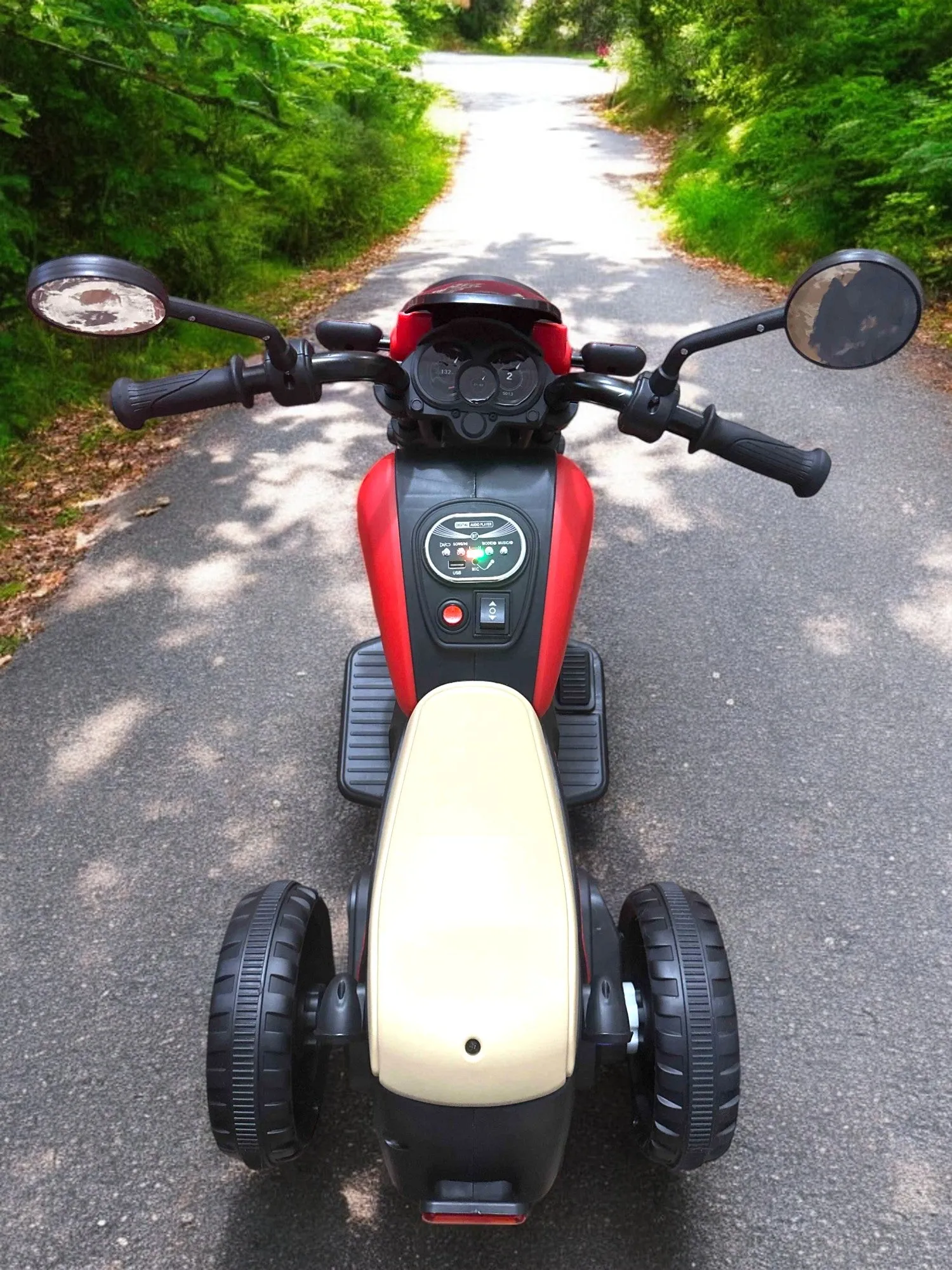 Kids Electric Ride-On Motorbike Stylish and Fun with LED Light