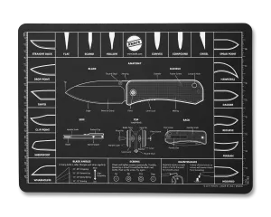 Knife Mouse Pad - Oversized Shop Mat 14 x 10"