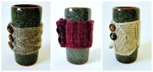 Knitted Cup Cozies Collection #2