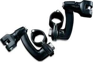 Kuryakyn Longhorn Offset Peg Mount with 1-1/2" Clamp