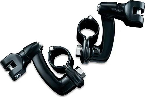 Kuryakyn Longhorn Offset Peg Mount with 1-1/2" Clamp