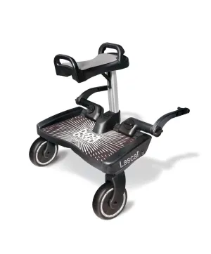 Lascal BuggyBoard Maxi Plus - Black / Grey Seat