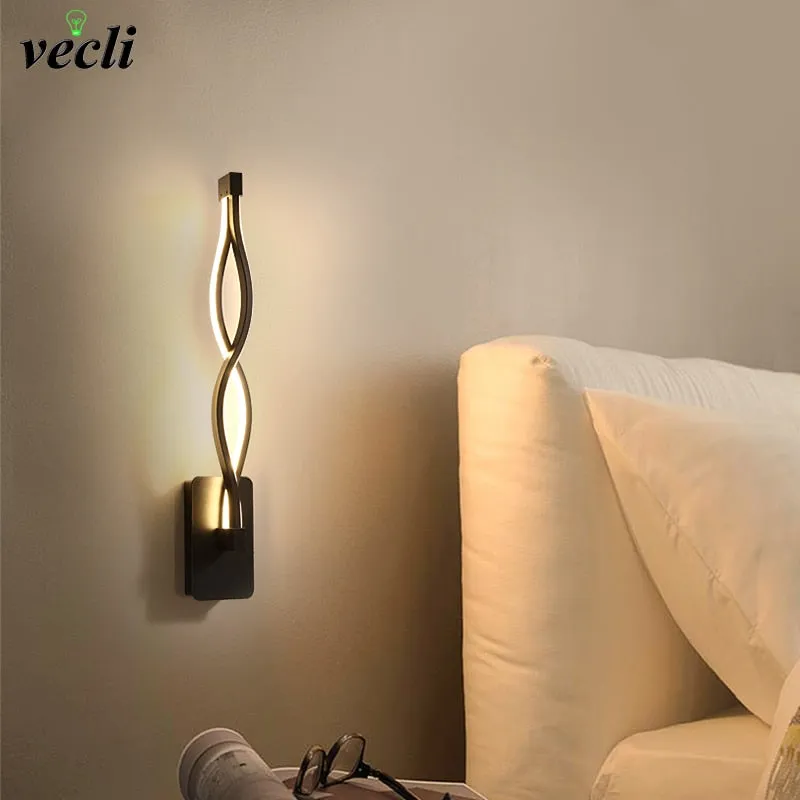 LED Wall Lamp Modern Bedroom Beside Reading Wall Light