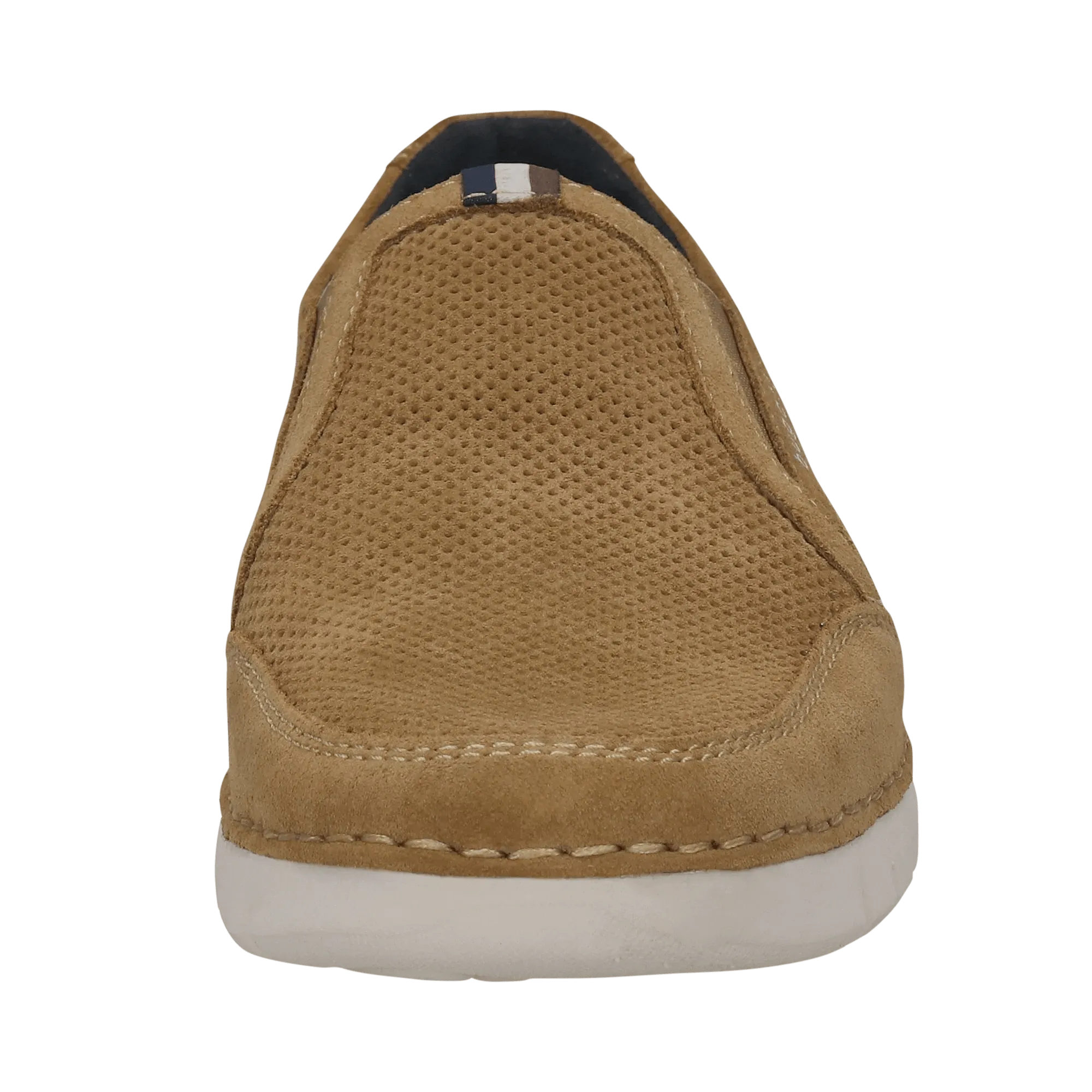 Leder Slip on cognac