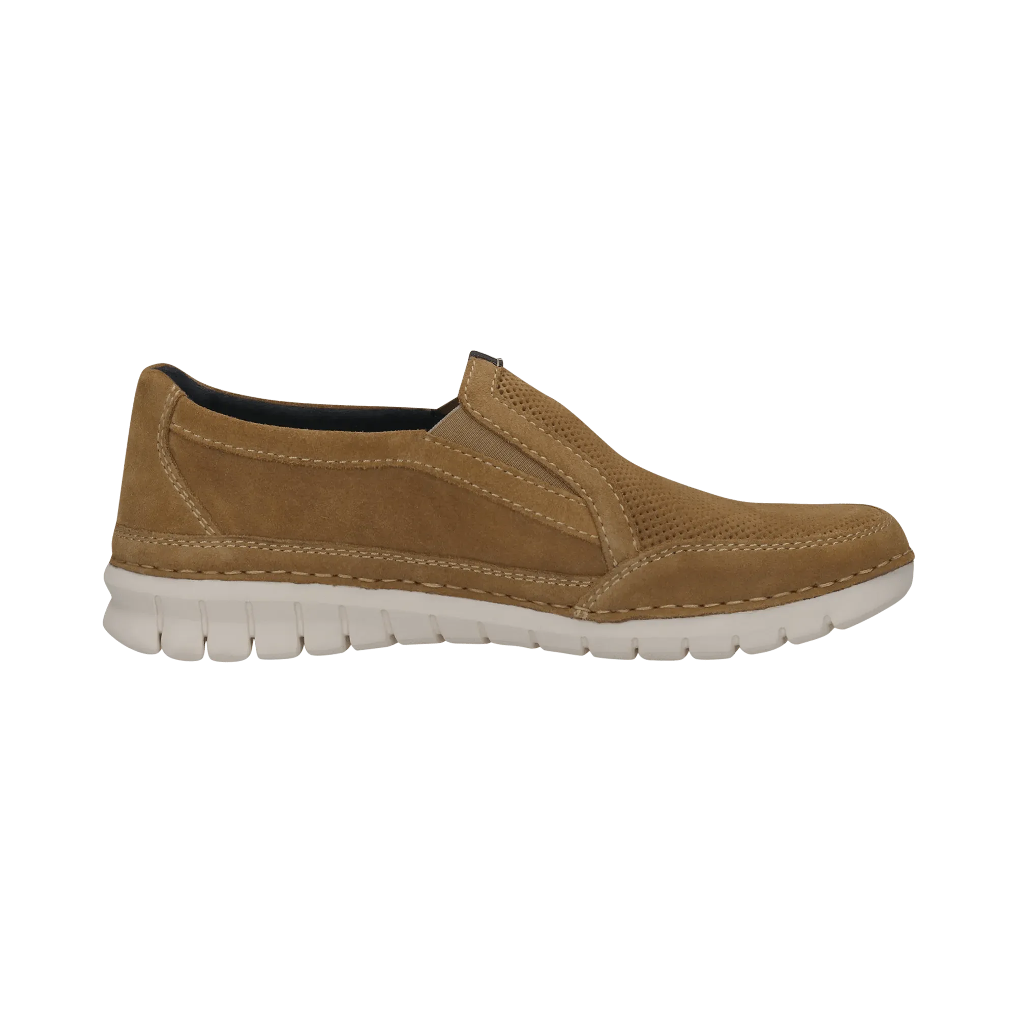Leder Slip on cognac