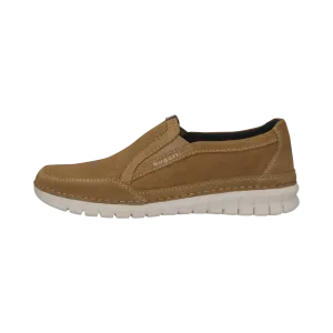 Leder Slip on cognac