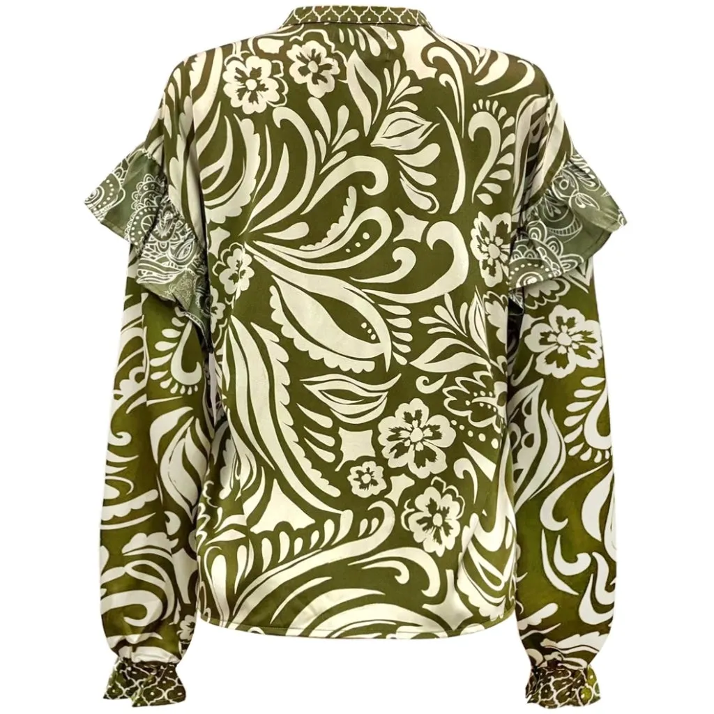 LIBERTÉ dame bluse TIA - Army