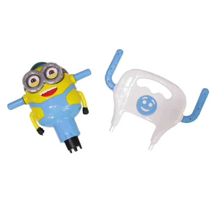 Little Star Minion Face Ride On Car With Under Seat Extra Storage, Push Car For Toddlers With Melody Horn