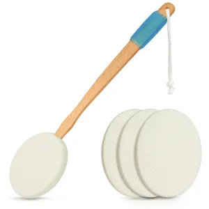 Long Easy Reach Lotion Applicator (17.5") with 4 Pads