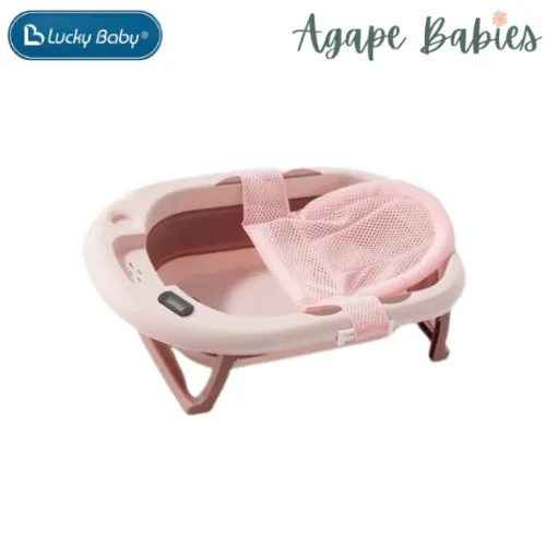 Lucky Baby OALY™ Collapsible Bath Tub W/Thermometer  Bath Support 81X51X22 CM UNFOLD"