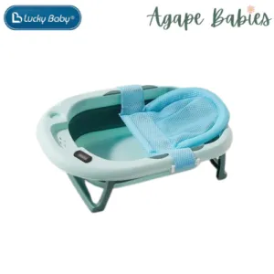 Lucky Baby OALY™ Collapsible Bath Tub W/Thermometer  Bath Support 81X51X22 CM UNFOLD"