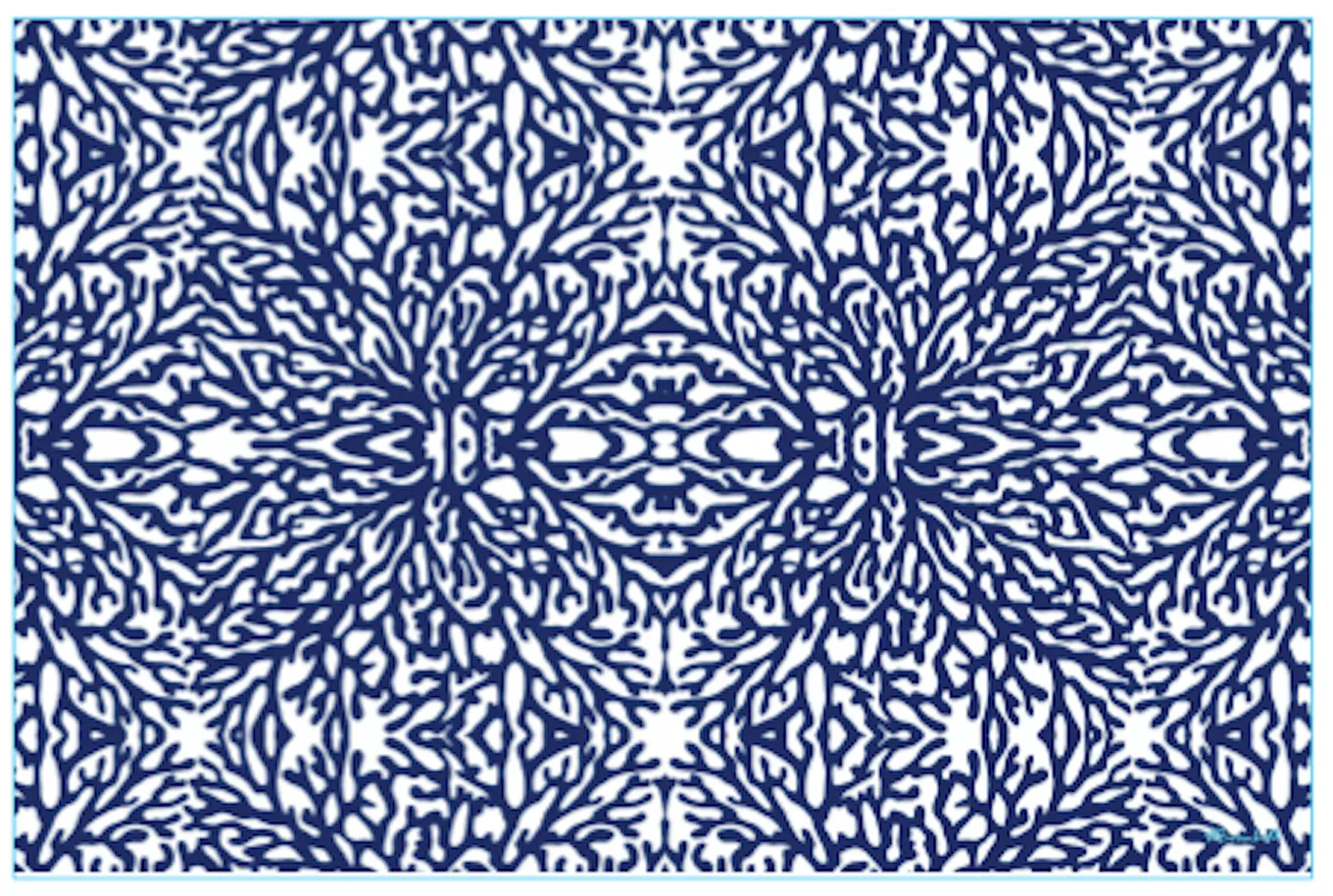 Midnight Coral Placemat