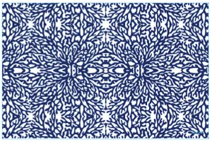 Midnight Coral Placemat