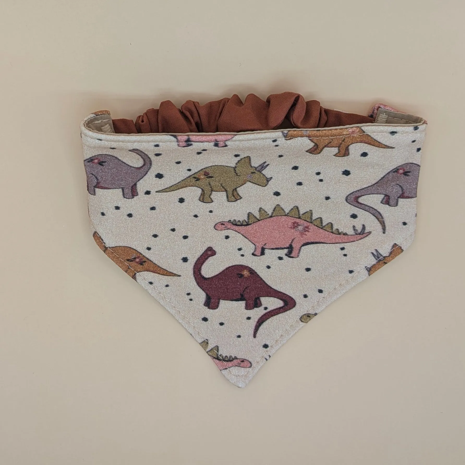 Mini floral Dino Scrunchie Bandana